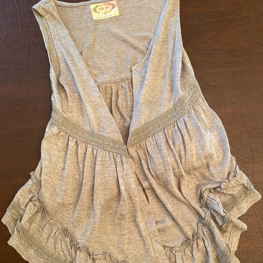 Joyfolie vest super cute!